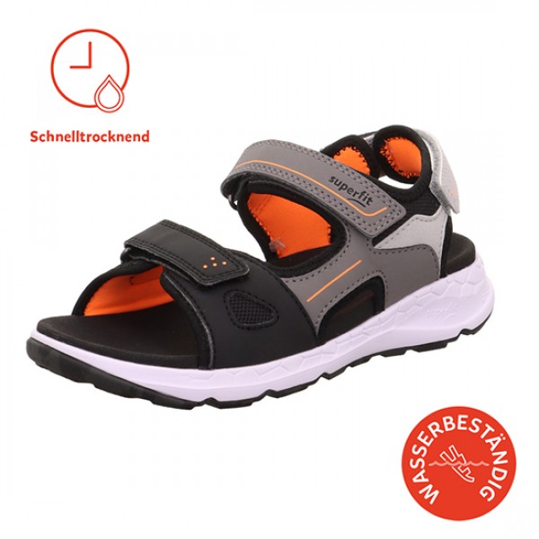 Superfit basutės atviros juodos